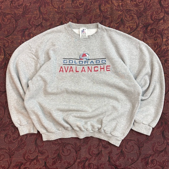Logo Athletic Other - 90s Logo Athletic Colorado Avalanche Embroidered Crewneck
